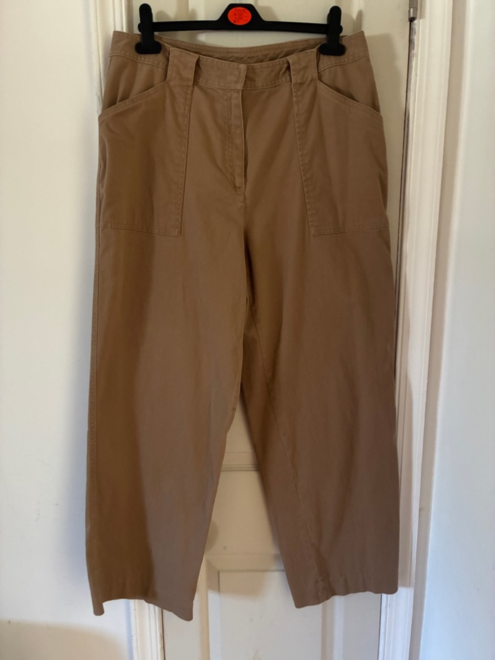Charter Club Cropped Utility Pants in Light Brown